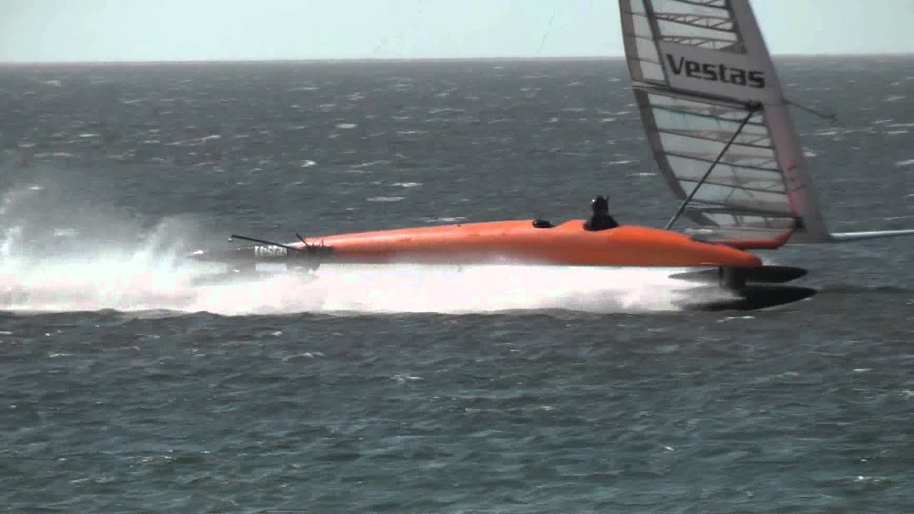 SailRocket Hits Freeway Speeds On The Water