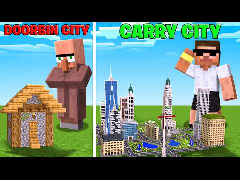 I Build My Large City in Minecraft..