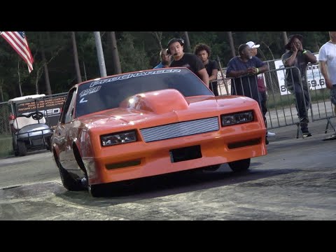 440 cubic-inch small block Monte Carlo with F-1A-91 Gear-Driven Supercharger | M1 methanol-fueled !!