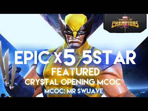 Epic Luck 🎉 X5 Featured 5Star Crystal Opening MCOC