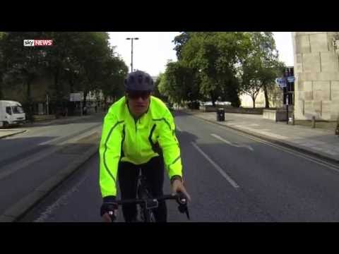 Cycling in Manchester on Sky News 2016-09-01