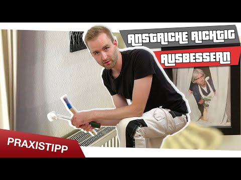 Macken an der Wand? - 3 Tipps zum einfachen ausbessern und streichen!