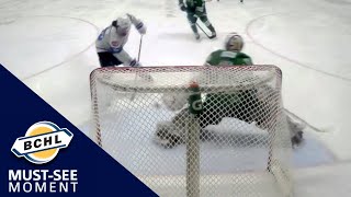 Must See Moment: Nathan Airey foils a two-on-one with a pad stop