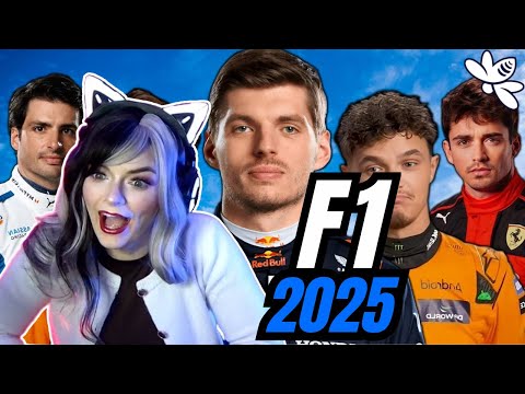 Reacting to The 2025 F1 Season in 21 Minutes | Rick'sF1Addiction | Girl React