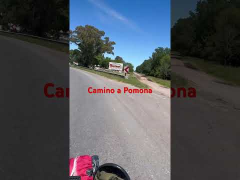 Viaje en moto a Pomona, camping de Río Negro!! #moto #viajes #viajandoporargentina #parejas