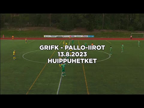 Huippuhetket: GrIFK - Pallo-Iirot 13.8.2023