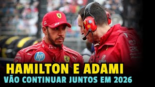 HAMILTON E ADAMI JUNTOS NOVAMENTE EM 2026 | FORMULA 1