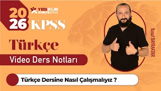 Türkçe Dersine Nasıl Çalışmalıyız ? - Yusuf Bayraktar