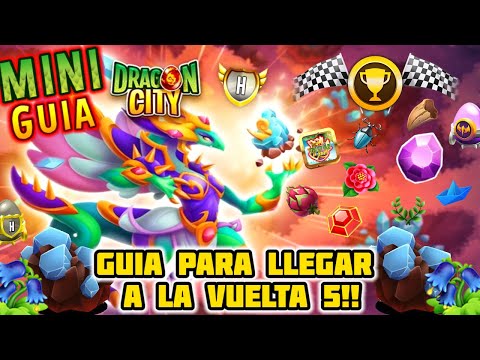 GUIA Y EJEMPLO DE COMO LLEGAR A LA VUELTA 5 DE LAS CARRERAS HEROICAS😱, Dragon City.