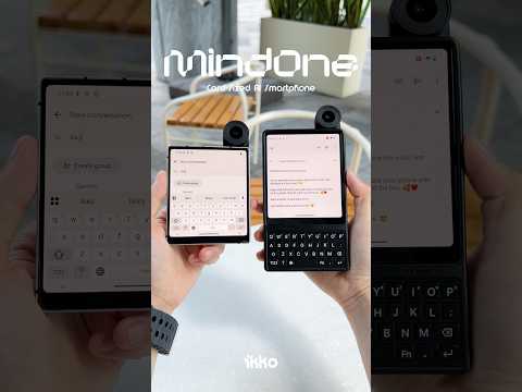 Small Phone with… A Keyboard you can pop on… And… Hi-Fi DAC inside! 😌 Hello MindOne! #ikko