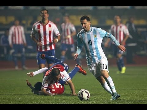 Messi. Amazing running dribbling Vs Paraguay (Copa América 2015)