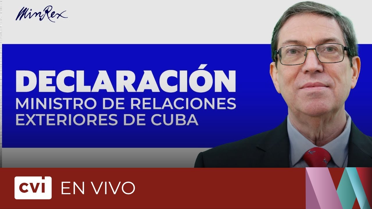 Bildquelle: EN VIVO | Declaraciones de Bruno Rodríguez Parrilla, a la prensa nacional y extranjera von Cubavisión Internacional
