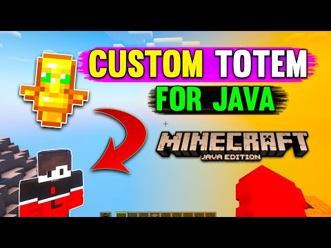 How To Make Custom Skin Totem Of Undying 😱 In Minecraft JAVA || Custom totem texture pack TLauncher