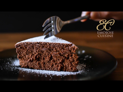 Flourless Chocolate Cake Gluten Free | 4 ingredients recipe