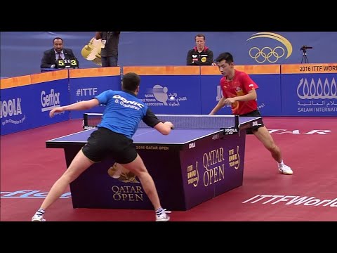2016 Qatar Open MS-QF Dimitrij Ovtcharov - Zhang Jike (full match|short form in HD)