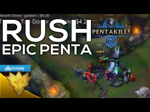 C9 Rush INCREDIBLE 1v5 Kindred Pentakill