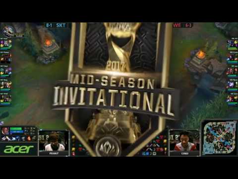 Faker ORIANA VS  Lucian mid v  MSI 2017 WE v SKT