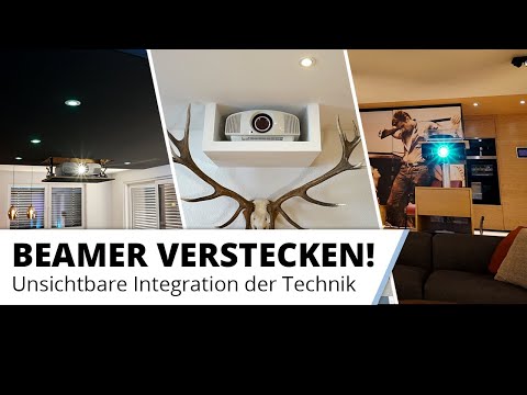 Beamer und Kabel im Wohnraum Kino verstecken - Welche Möglichkeiten gibt es?