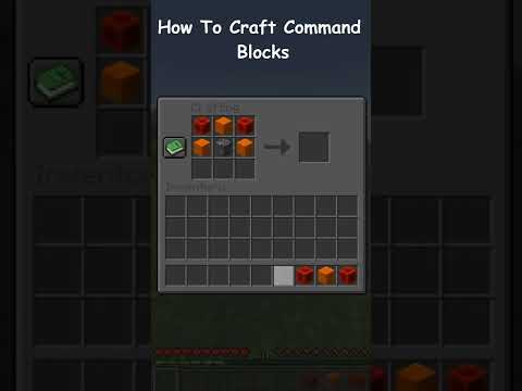 THIS Is How To CRAFT COMMAND BLOCKS In MINECRAFT... #shorts