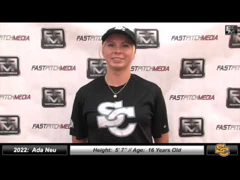 2022 Ada Neu Hard Throwing Pitcher Softball Skills Video Ca Suncats
