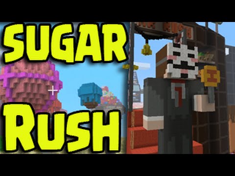 Minecraft PS3/PS4/Wii U - SUGAR RUSH HUNGER GAMES!