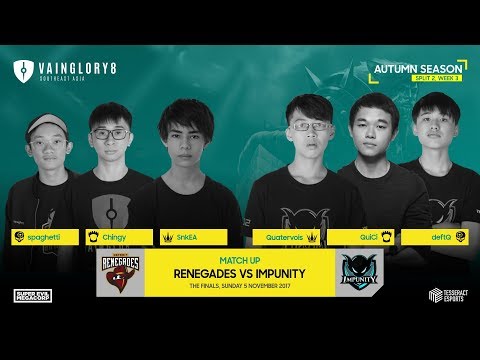 Renegades vs Impunity Finals Vainglory 8 SEA Autumn Season S2W3