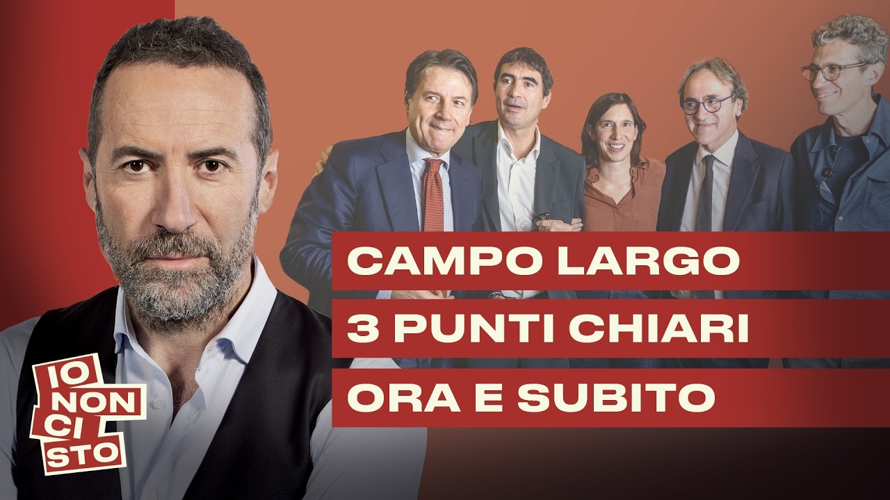 Campo largo: 3 punti chiari ora e subito. La diretta con Luca Sommi