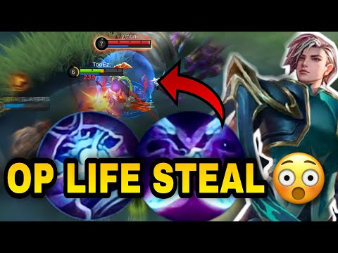 AAMON LIFE STEAL BUILD🔥🔥| ROAD TO TOP GLOBAL AAMON | MLBB NEW HERO