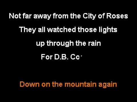 D.b. Cooper - Todd Snider