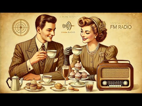 📻 FM Radio Nostalgia ☕ 1930s-1940s Vintage Coffee Jazz 🎶 Warm & Relaxing Breakfast Mood 🌿