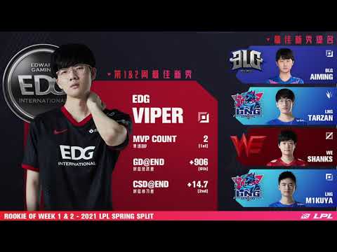 LPL Standing after week 2 | RNG Wei your MVP of the week 2 and EDG Viper your Rookie of the week