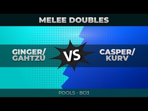 Ginger/Gahtzu vs Casper/Kurv - Melee Doubles: Pools - Low Tide City