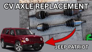 Jeep Patriot / Compass CV Axle Replacement - Clicking Fixed! (Easy DIY Fix | No Shop Needed)