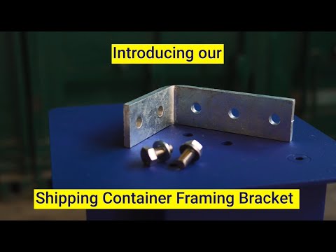 Shipping Container Framing Bracket I Container Brackets - Domino Clamps