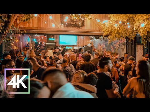 Uma noite movimentada de sábado em São Paulo, Brasil | 4K | Vila Madalena e Beco do Batman