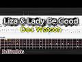 Liza & Lady Be Good – Easy Fingerstyle Guitar Tutorial + TABs (Doc Watson) | Kadifem Tabs