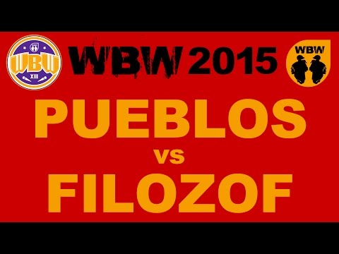 Video thumbnail for Eliminacje 2015: Pueblos vs. Filozof