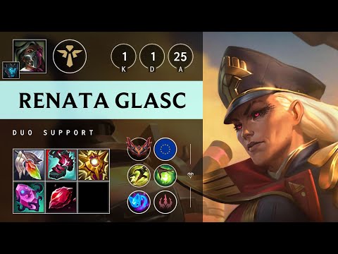 Renata Glasc Support vs Nasus - EUW Grandmaster Patch 25.21