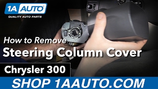How to Replace Steering Column Cover 05-10 Chrysler 300