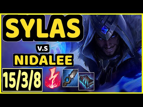 SELFMADE (SYLAS) vs NIDALEE - 15/3/8 KDA JUNGLE GAMEPLAY - EUW Ranked GRANDMASTER