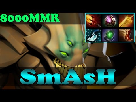 Dota 2 - SmAsH 8000 MMR Plays Sand King Vol 1 - Pub Match Gameplay!