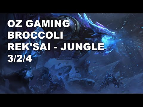 OZ Gaming BroCColi Jungle Rek'Sai vs Lee Sin - KR Challenger Patch 10.9