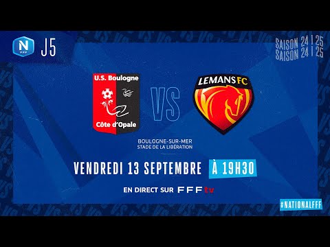 J5 I US Boulogne CO vs Le Mans FC en replay (3-2) I National FFF 2024-2025