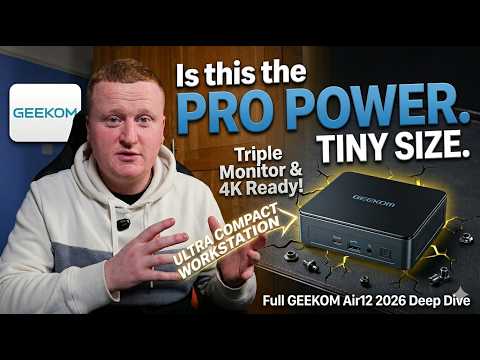 Best Budget-friendly Minimalist Desktop 2026? 🎓 GEEKOM Air12 Review: Small, Tough, and Versatile!