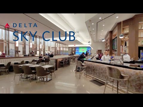 ✈️ Delta Sky Club de LaGuardia | O maior Sky Club do mundo | Novíssimo!