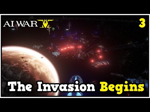 The "Nanocaust" (Borg Like) Galactic Invasion Begins -  AI Wars 2 Grand Strategy/RTS Game #3