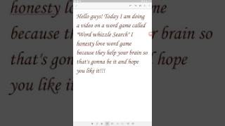 Word Whizzle Search Tutorial