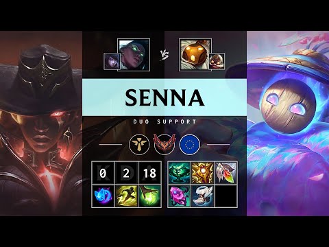 Senna Support vs Bard - EUW Grandmaster Patch 25.17