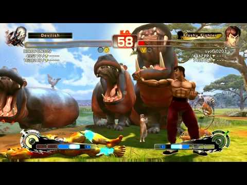 SSF4: HIROPON309 (Seth) VS syota0203 (Fei Long)