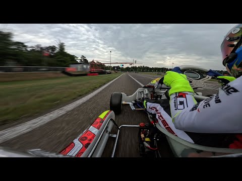IAME X30 Senior Onboard Karting Genk // IAME Series Benelux RD4 FP // Onboard Griffin Hinwiset